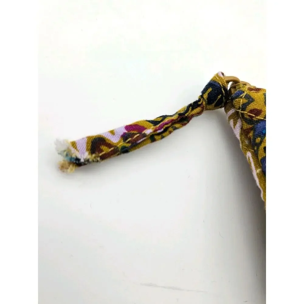 Vera Bradley Quilted Fabric Paisley Coin Purse Zip 5x3" - Picture 2 of 6